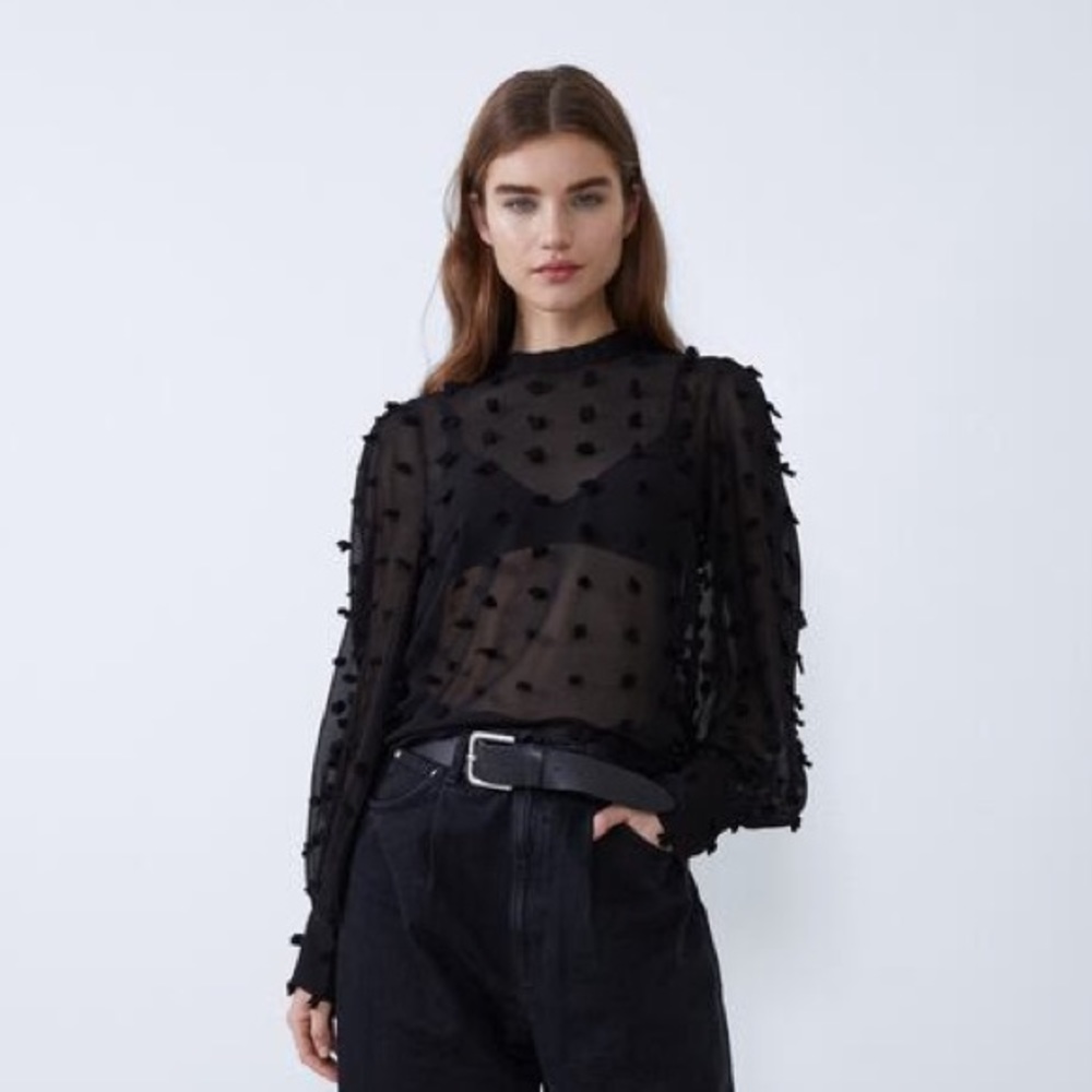 Zara- Flowy Top